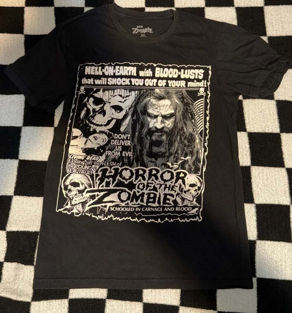 Rob Zombie Horror of the Zombie T-Shirt Size SM Black